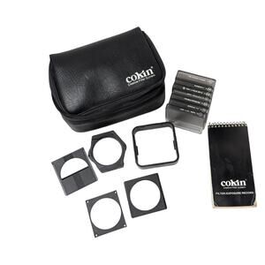 Cokin A Series Filter Kit Lot Frames Aperture Masks ND Grad Rings Case
